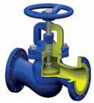 Клапан запорный V 215 Ду80 Ру16 фланцевый