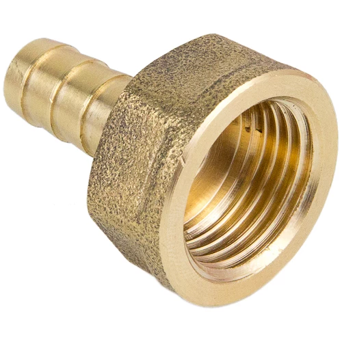 Переходник неразъемный Aquasfera 9101 Дн15x1/2″ Ру16 внутренняя резьба/штуцер, для шланга, материал – латунь