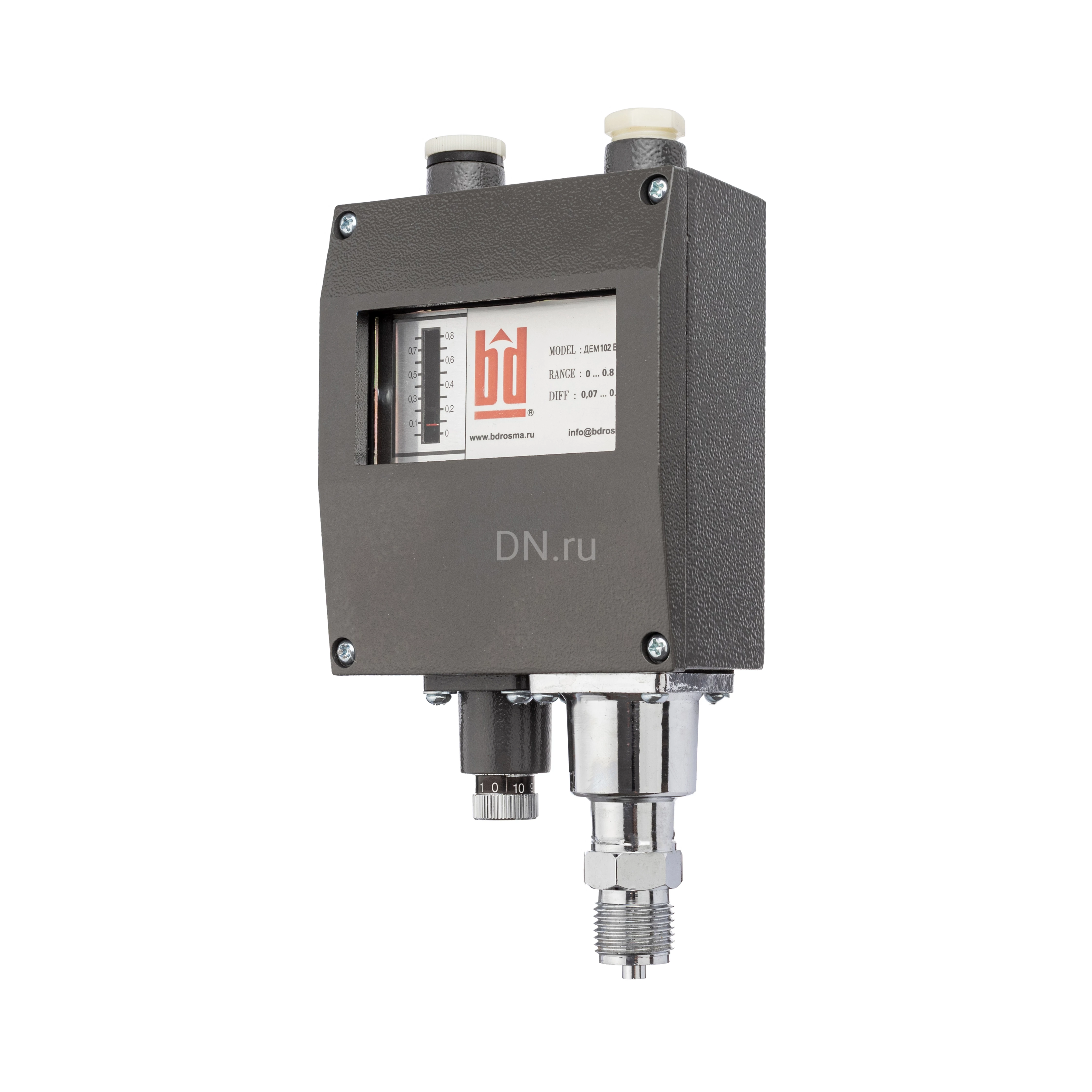 Реле давления BD ДЕМ 102 1-3 (0-0.3)МПа диапазон измерения 0-0.3МПа, резьба присоединение G1/2