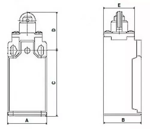 Концевой датчик LS-103 напряжение 250В, максимальный ток 6А