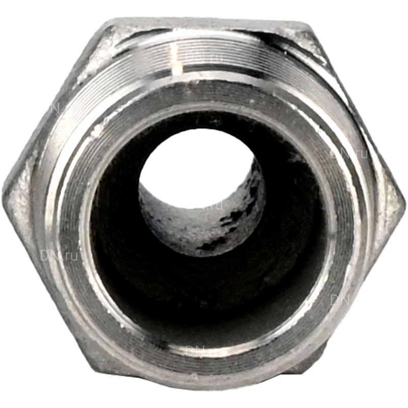 Штуцер елочка BF32-T-1/4-8 1/4″х8мм Ду8 Ру16 шланговый, корпус - нержавеющая сталь AISI 316 (CF8M), присоединение - наружная резьба/штуцер