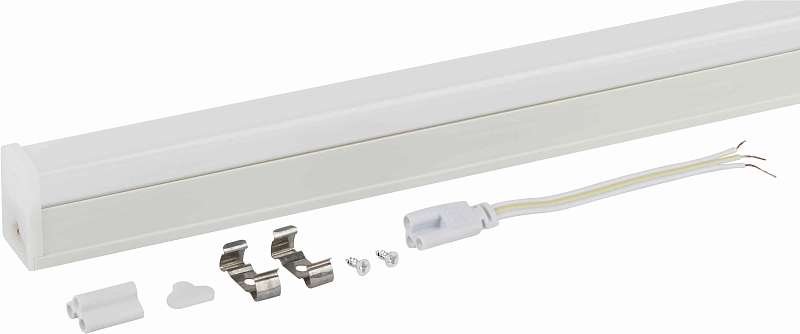 Светильник светодиодный ЭРА LLED-04 8 Вт линейный, световой поток 700Лм, цветовая температура 4000К, IP20, цвет - белый Б0056182