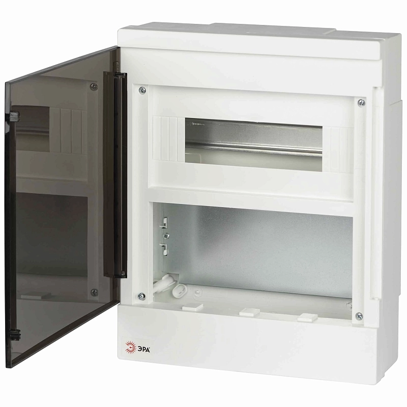 Корпус пластиковый ЭРА MULTIBOX BS-12S навесной, 12 модулей, IP41 со слаботочным отсеком, корпус - АВС-пластик, цвет - белый Б0059314